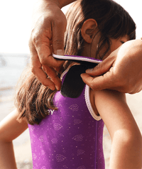 Watery wetsuit for kids - Baia Shorty - Atlantic Turquoise