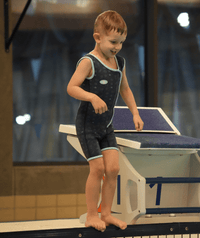 Watery wetsuit for kids - Baia Shorty - Atlantic Turquoise