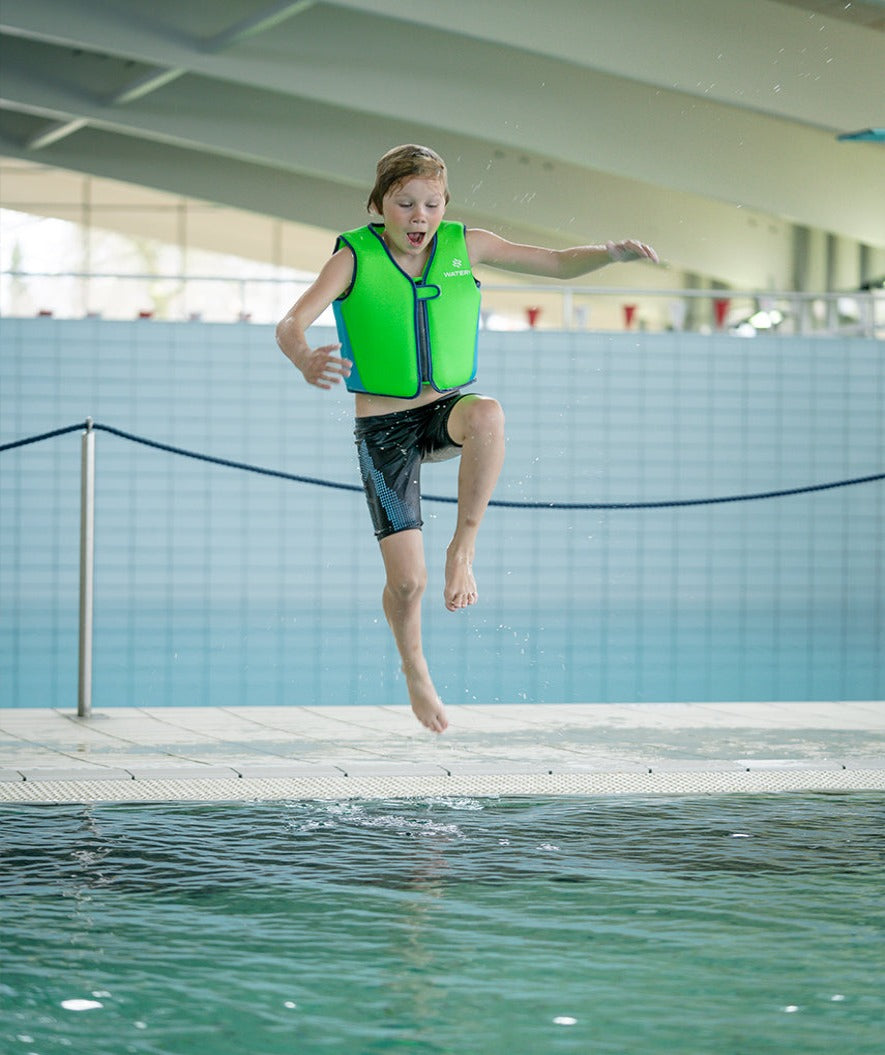 Watery swim vest for kids (2-10) - Basic - Green