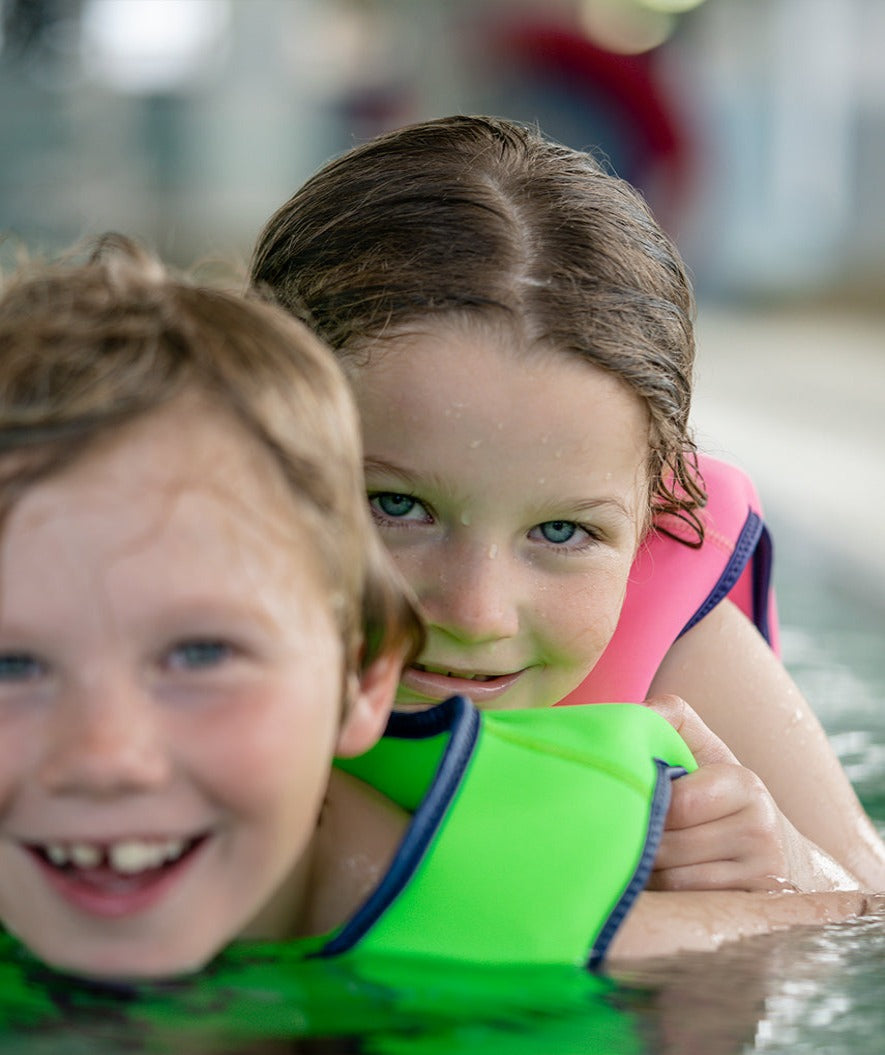 Watery swim vest for kids (2-10) - Basic - Green