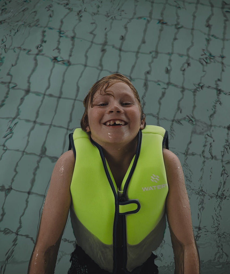 Watery swim vest for kids (2-10) - Basic - Green
