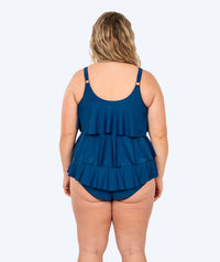 Watery swimsuit with skirt for women - Hydra - Dark blue