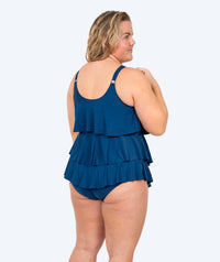 Watery swimsuit with skirt for women - Hydra - Dark blue