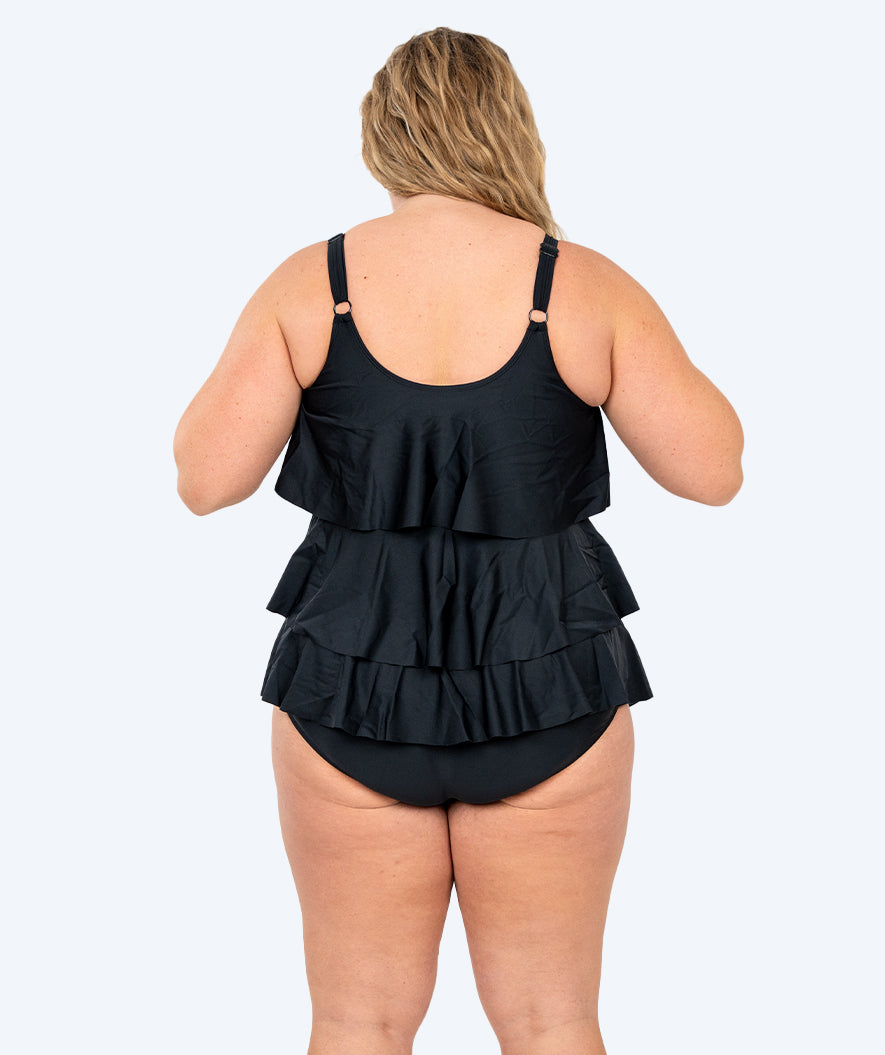 Watery swimsuit with skirt for women - Hydra - Black