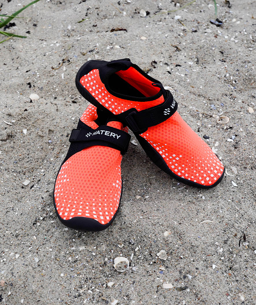 Watery swim shoes for adults - Devera - Coral