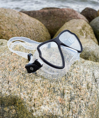 Watery snorkel set for adults (from 15 years) - Itzel/Breeve - Black