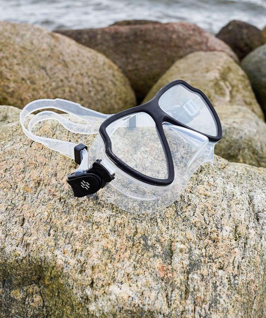 Watery snorkel set for adults (from 15 years) - Itzel/Breeve - Black