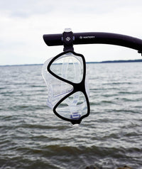 Watery snorkel set for adults (from 15 years) - Itzel/Breeve - Black