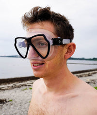 Watery snorkel set for adults (from 15 years) - Itzel/Breeve - Black
