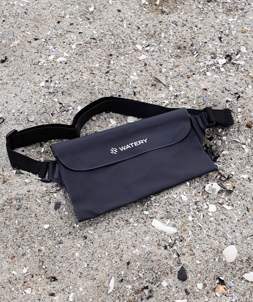 Watery waterproof bum bag - Talia - Black