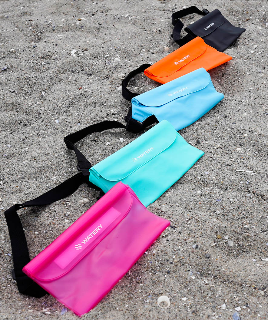 Watery waterproof bum bag - Talia - Blue