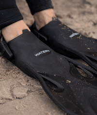 Watery snorkel set for adults - Fisher/Hudson - Black