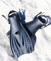 Watery diving fins for adults - Delmere - Black