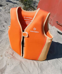 Watery swim vest for kids (2-8) - Basic - Orange