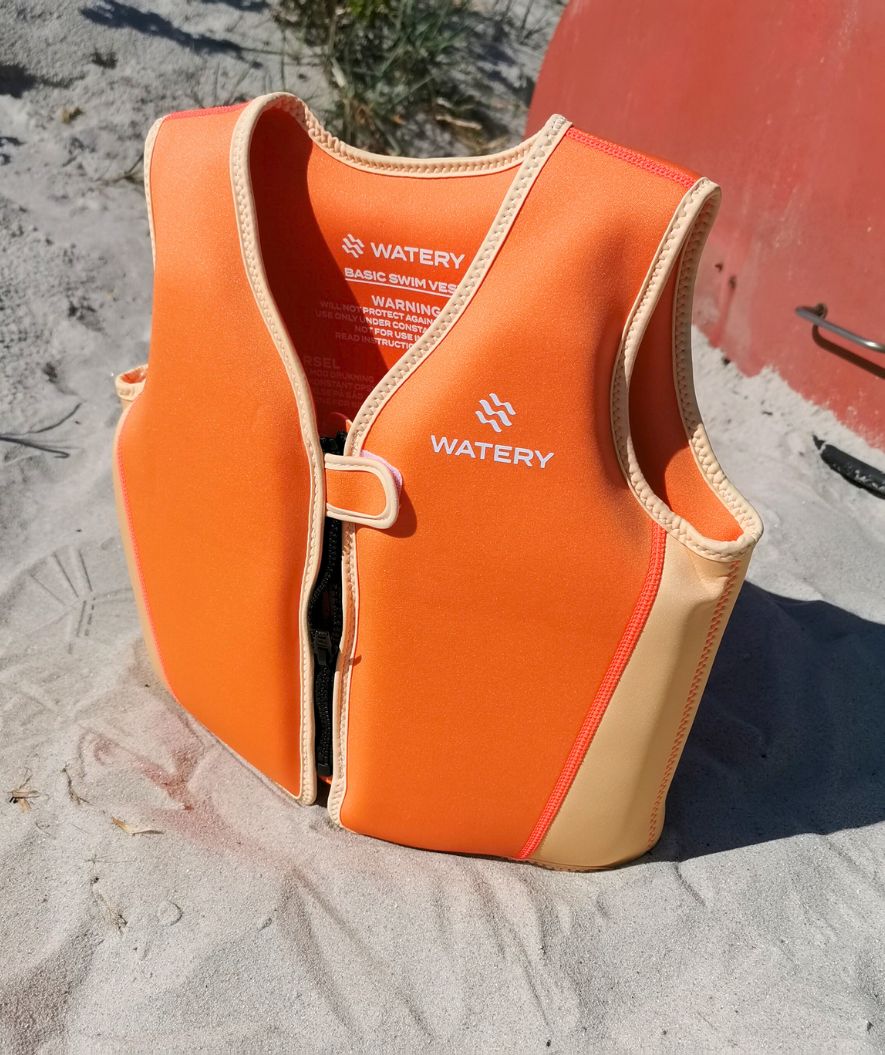 Watery swim vest for kids (2-8) - Basic - Orange