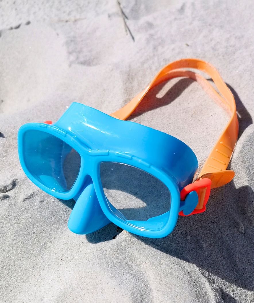 Watery Combo snorkel set for kids (4-10) - Wyre - Blue/orange