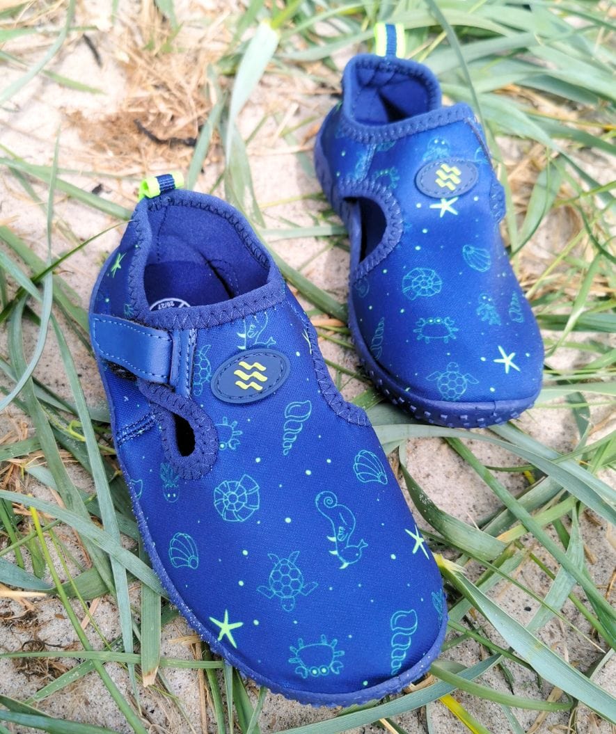 Watery swim shoes for kids - Romney - Dark blue