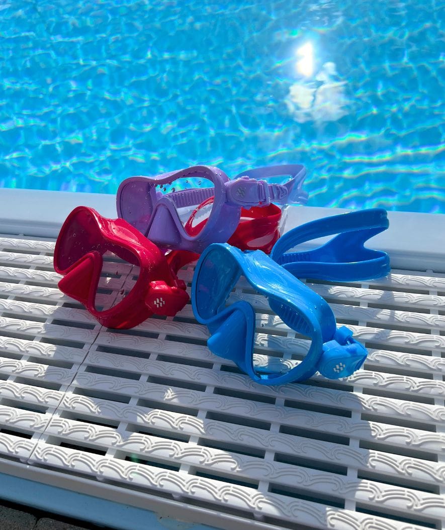Watery Combo snorkel set for kids - Cliff - Purple