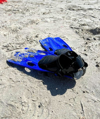 Watery diving fins for adults - Masika - Blue