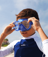Watery diving mask for junior (8-15) - Jubal - Purple