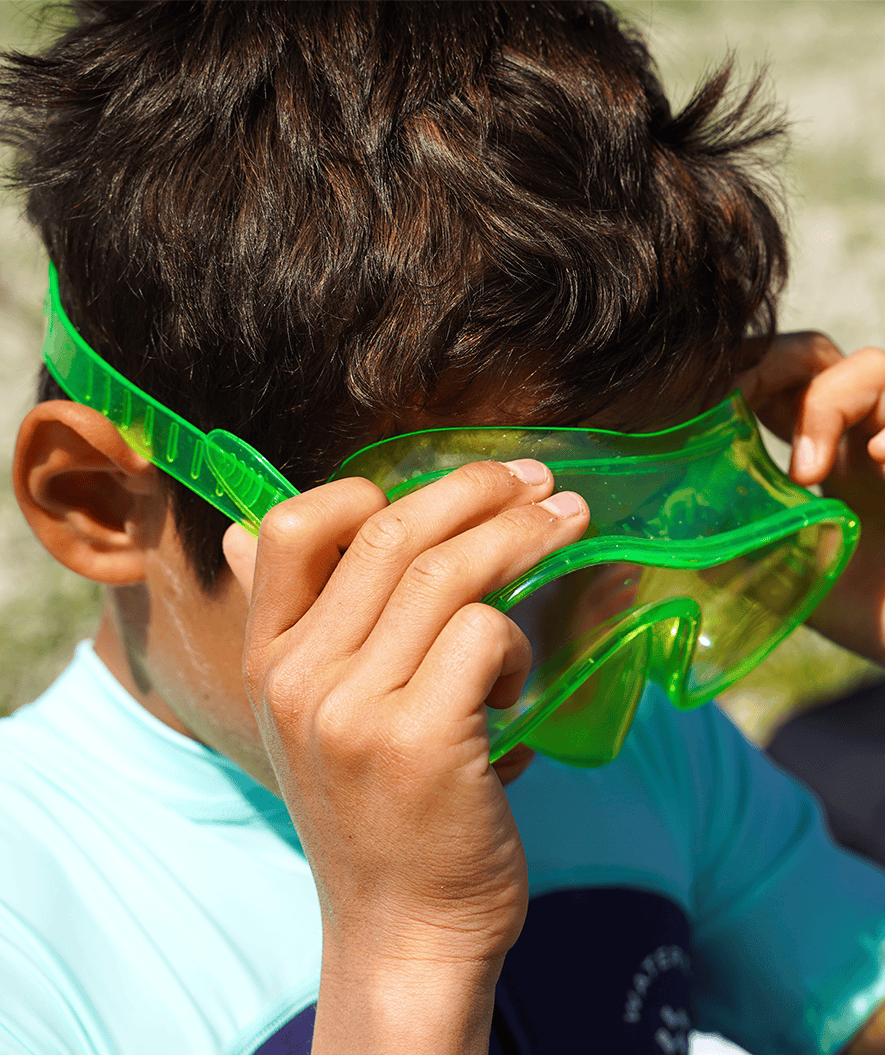 Watery diving mask for junior (8-15) - Jubal - Purple