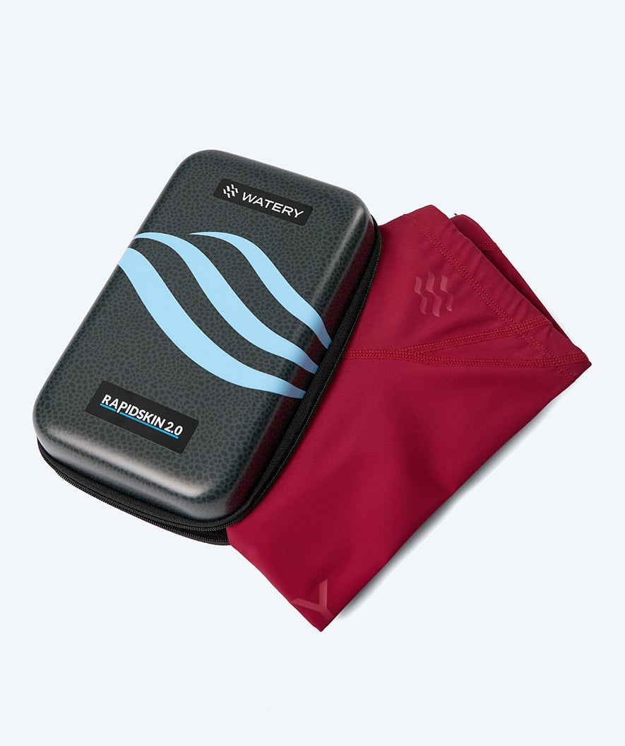 Watery competition swim trunks for boys - Rapidskin 2.0 - Red