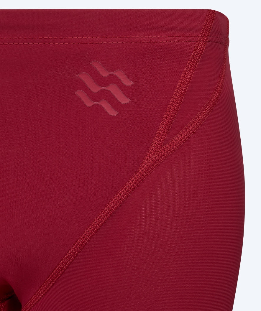 Watery competition swim trunks for boys - Rapidskin 2.0 - Red