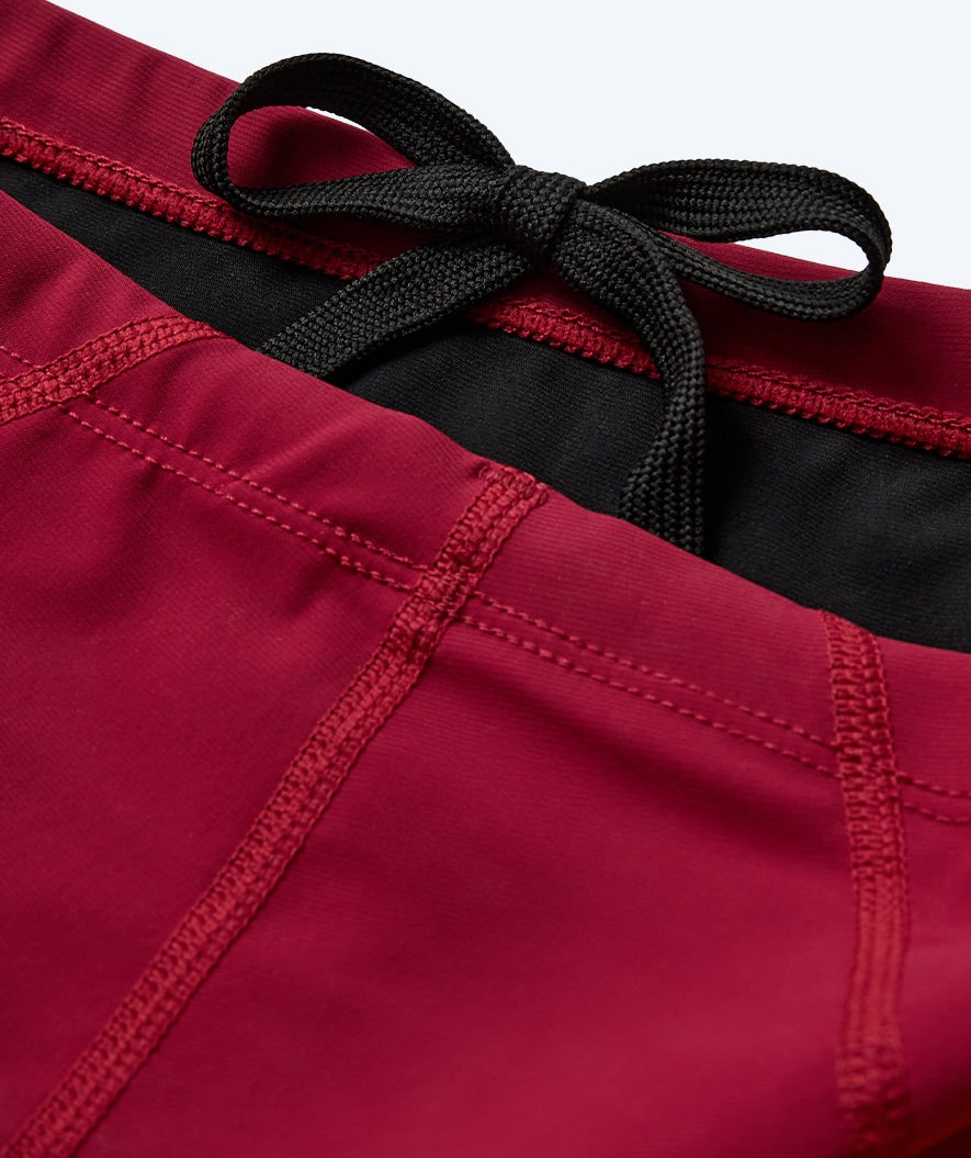 Watery competition swim trunks for boys - Rapidskin 2.0 - Red
