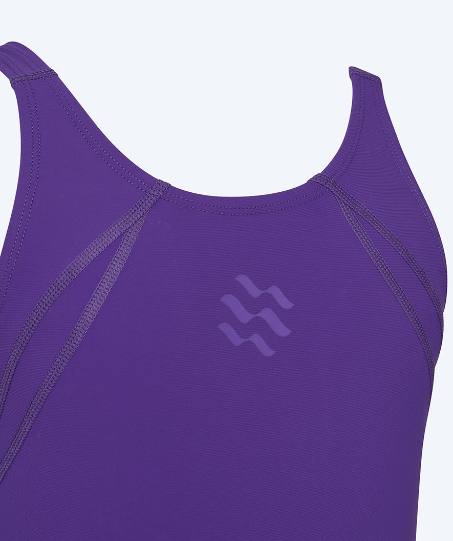 Watery competition swimsuit for girls - Rapidskin 2.0 - Purple