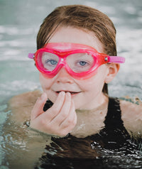 Watery swim goggles for kids - Mantis 2.0 - Atlantic Pink/clear