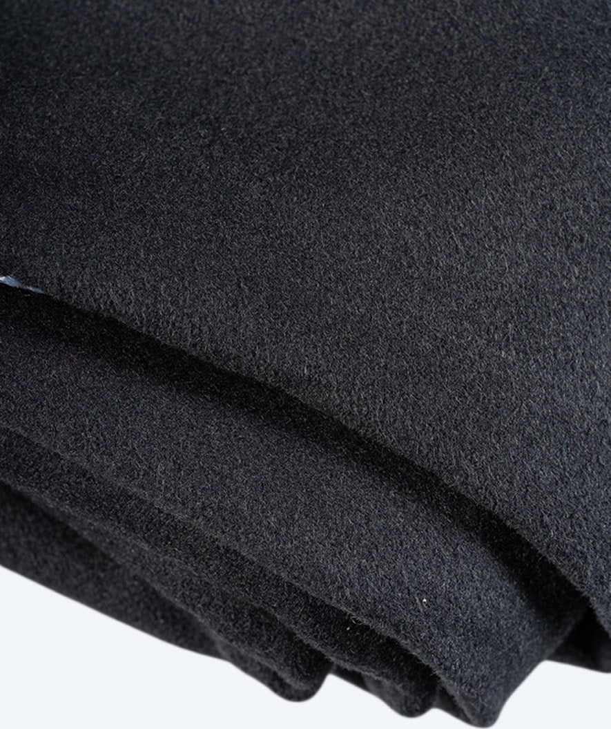 Watery bathing poncho for kids - Microfiber - Black