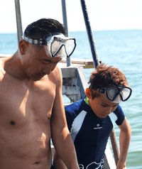 Watery diving mask for junior (8-15) - Ohio - Black