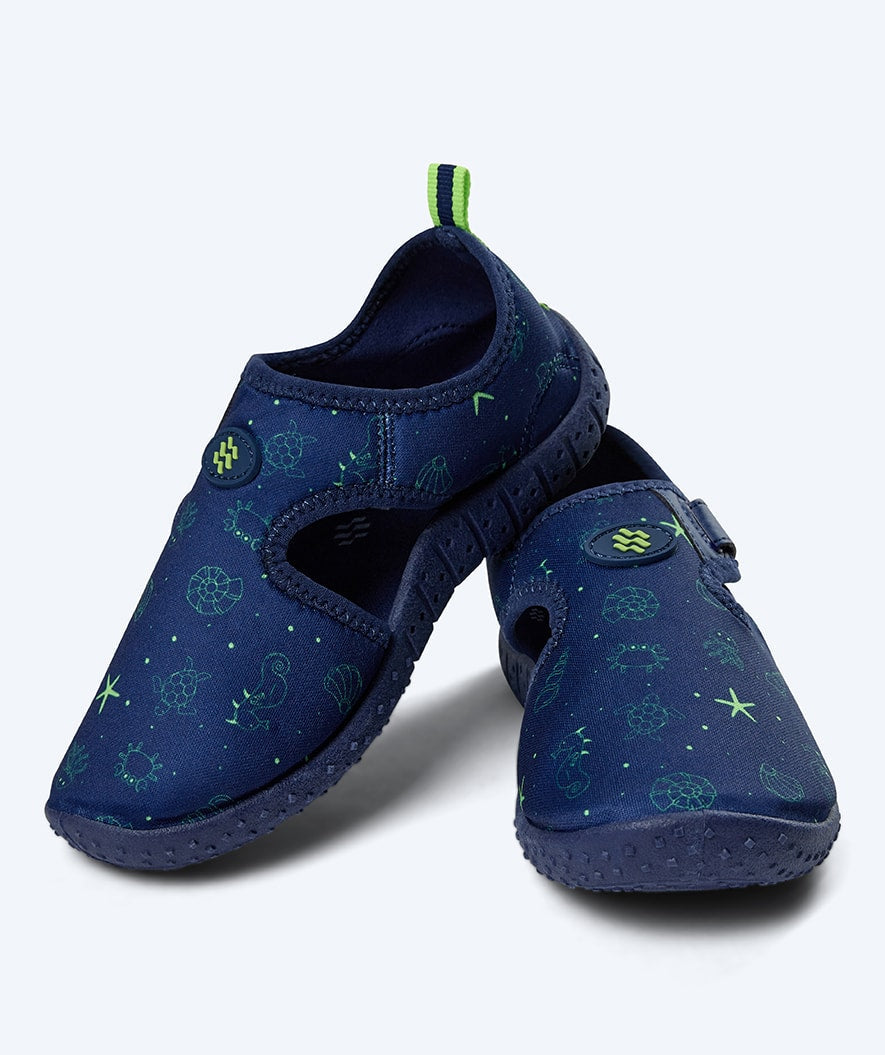 Watery swim shoes for kids - Romney - Dark blue