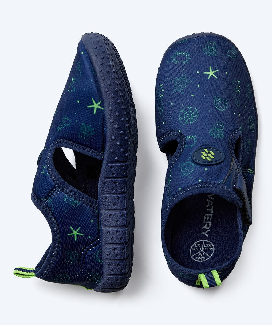 Watery swim shoes for kids - Romney - Dark blue