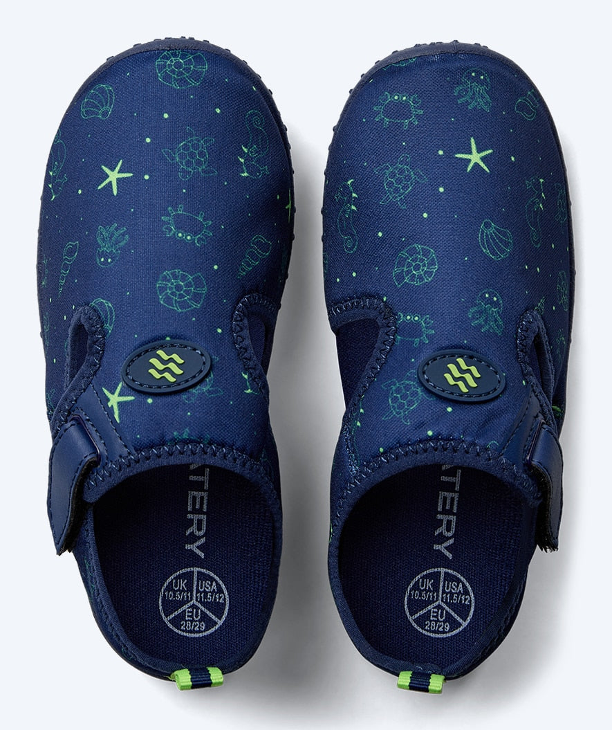 Watery swim shoes for kids - Romney - Dark blue