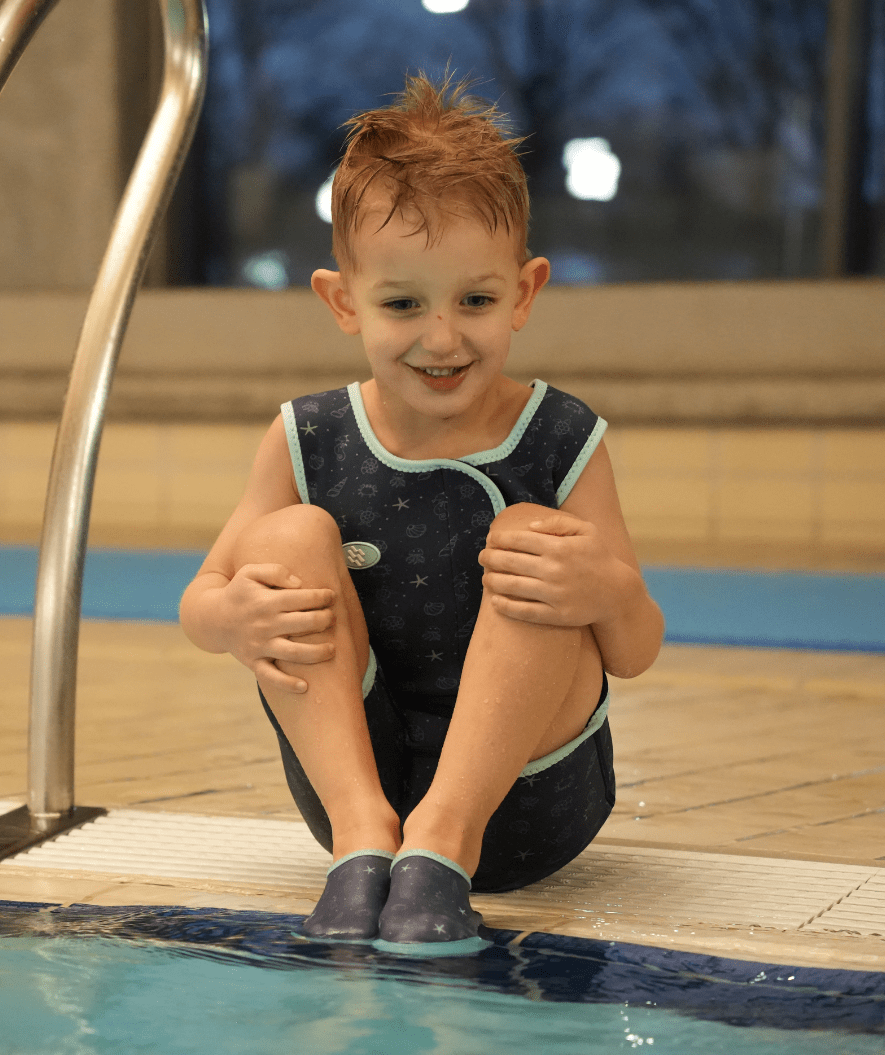 Watery swim socks for kids - Seadon - Atlantic Purple