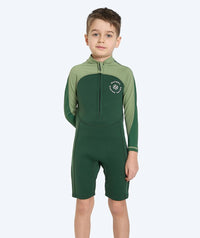Watery UV wetsuit for kids - Calypso Long Sleeved - Green/light green