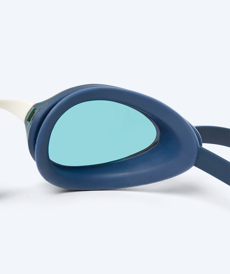 Watery Elite swim goggles - Poseidon Ultra Mirror - Dark blue/gold