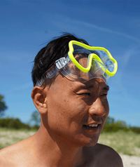 Watery diving mask for junior (8-15) - Trigger - Yellow/clear