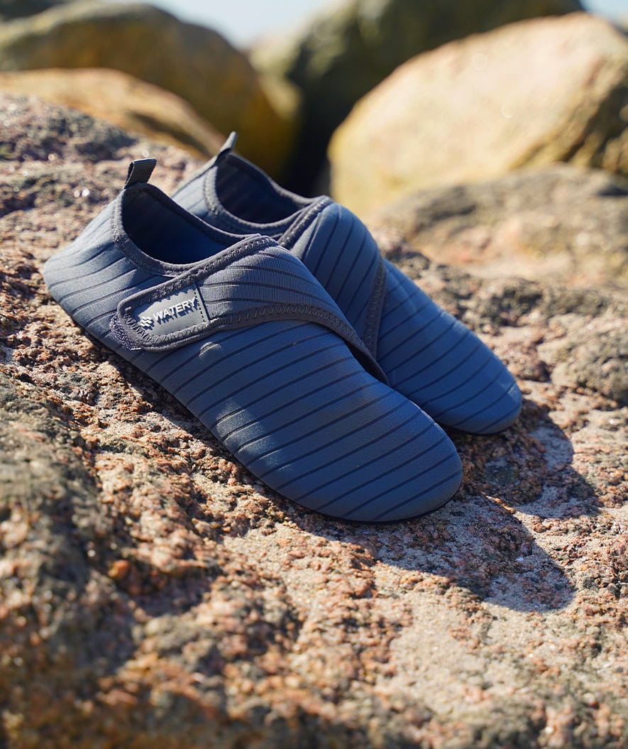 Watery neoprene swim shoes for adults - Poseidon - Grey
