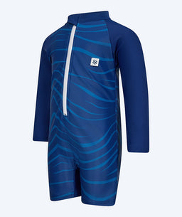 Watery UV-suit for kids - Fjord Long Sleeve Rashguard - Dark blue
