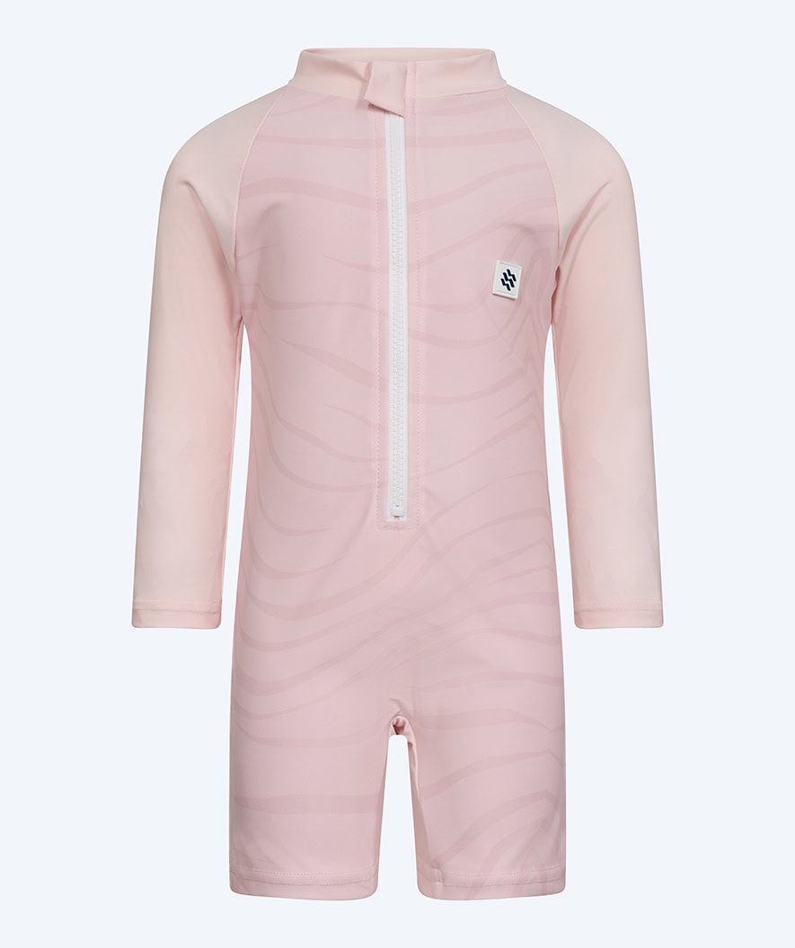 Watery UV-suit for kids - Fjord Long Sleeve Rashguard - Pink