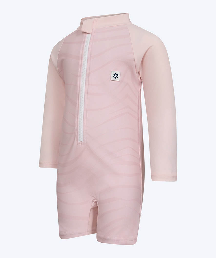 Watery UV-suit for kids - Fjord Long Sleeve Rashguard - Pink