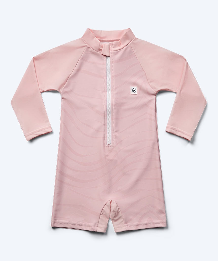 Watery UV-suit for kids - Fjord Long Sleeve Rashguard - Pink