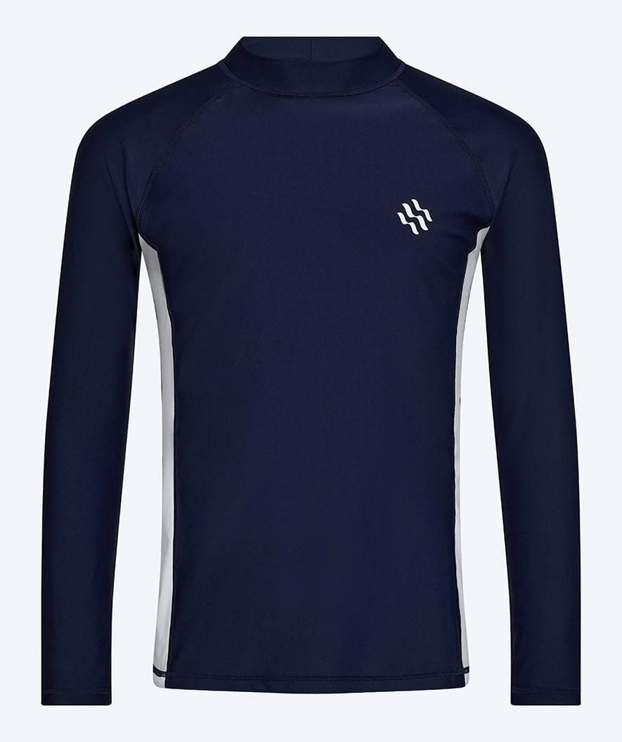 Watery UV-shirt for women - Talcott Long Sleeve Rashguard - Darkblue/white