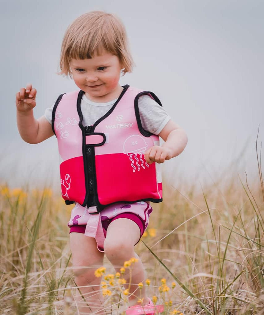 Watery swim vest for kids (1-6) - Active - Atlantic Blue