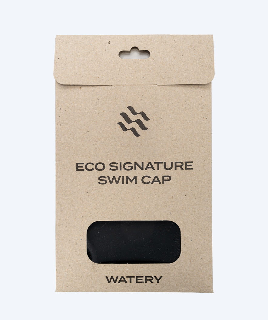 Watery swim cap - Eco Signature - Black