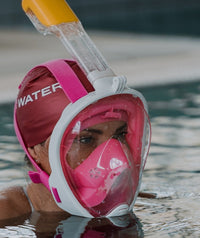 Watery full face diving mask for adults - Oxygen - Black