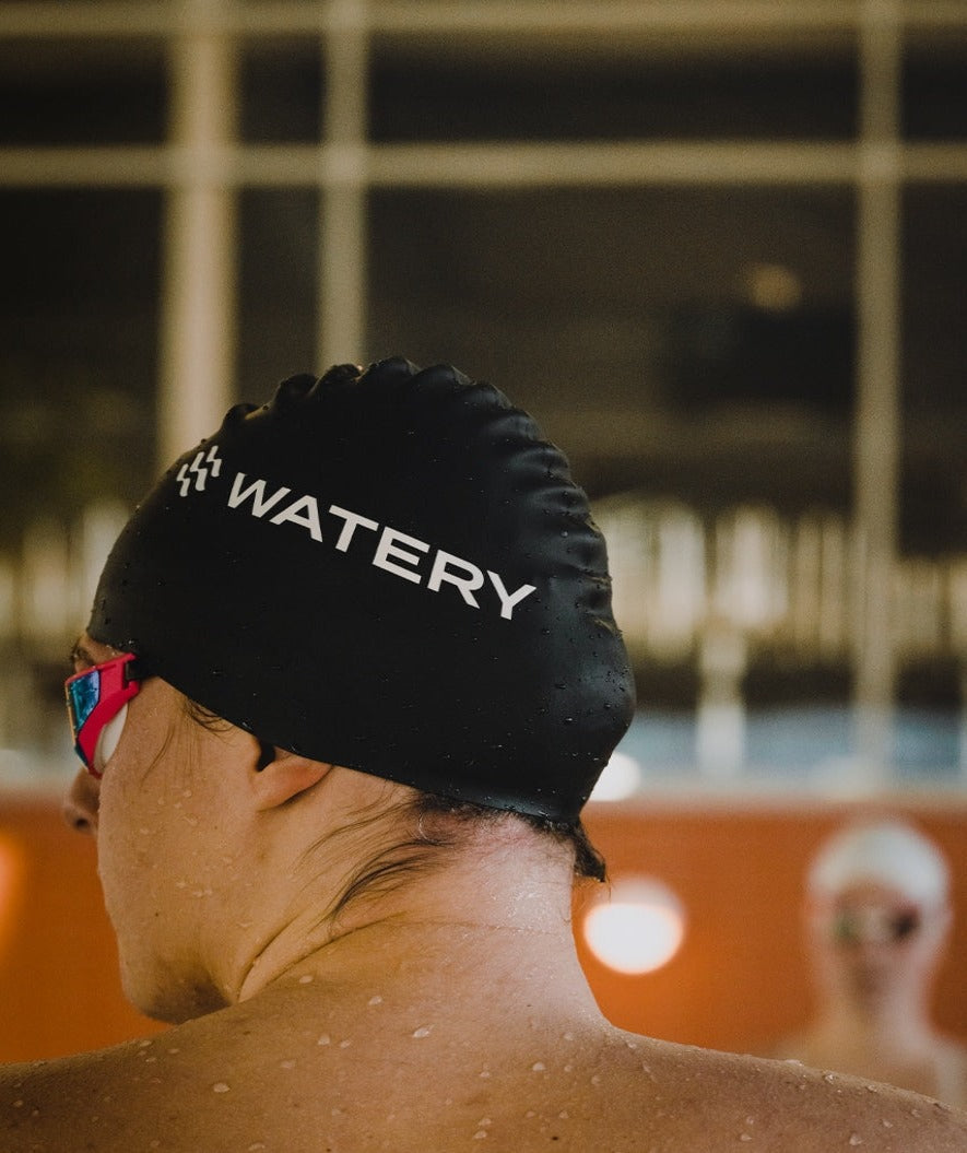 Watery swim cap (from 12 years) - Signature - Orange