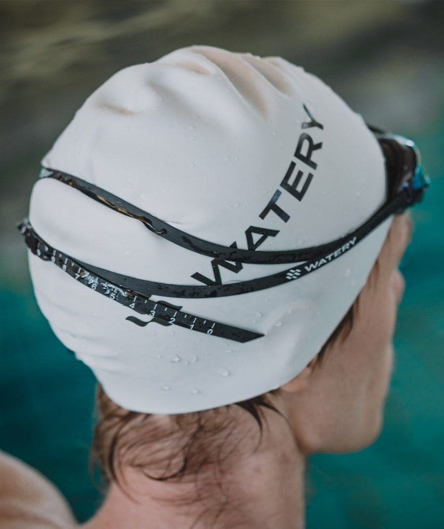 Watery swim cap (from 12 years) - Signature - Orange
